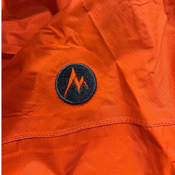 NWT Marmot PreCip Jacket Rain Waterproof Lightweight Rusted Orange Men XL - Picture 7 of 7